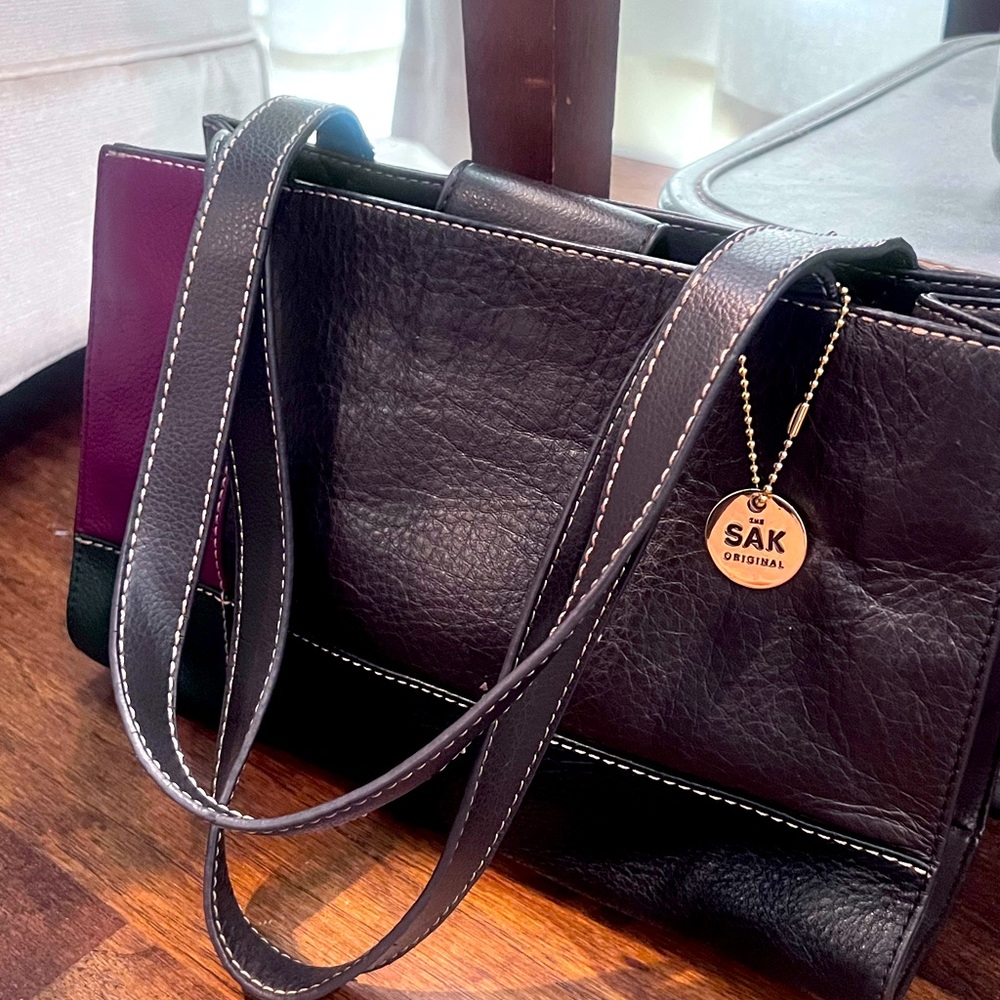 The Sak Original Patchwork Colored Leather Tote - image 1